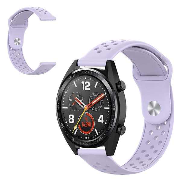 Samsung Galaxy Watch Active / Gear S2 silikonarmbånd - Lyselilla Purple