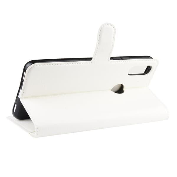 Classic Alcatel 3v (2019) flip kotelot - Valkoinen White
