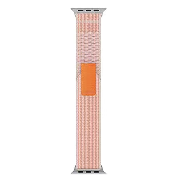 Canvas-urrem til Apple Watch Series 38-40mm - Lyserød Pink
