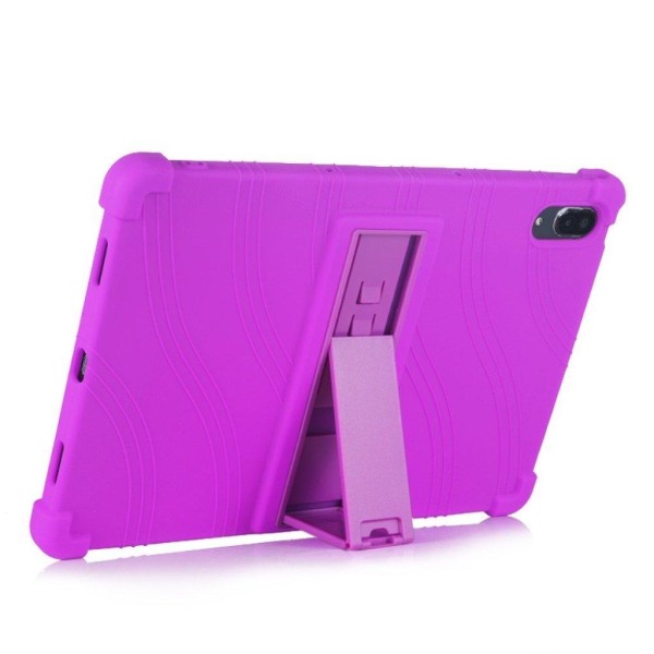 Lenovo Tab P11 Pro slide-out stilfuldt kickstand silikone Etui - Purple