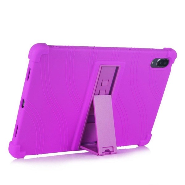 Lenovo Tab P11 Pro slide-out tyyliin kickstand silikoni tapauksessa - Violetti Purple