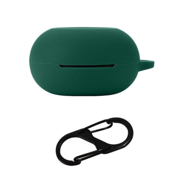 Oraimo Airbuds 3 silicone cover with buckle - Blackish Green Grön