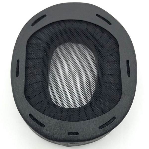 1Pair Sony MDR-1A / MDR-1ADAC Replacement Earpads Protein Leather Headset Cushions Ear Pad - Sort Black
