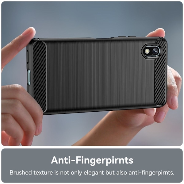 Carbon Flex Sony Xperia Ace III kotelot - Musta Black
