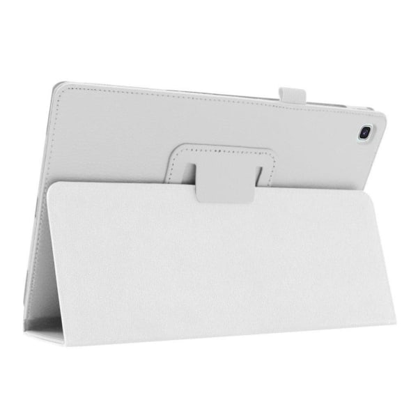 Samsung Galaxy Tab A 10.1 (2019) litchi leather case - White Vit
