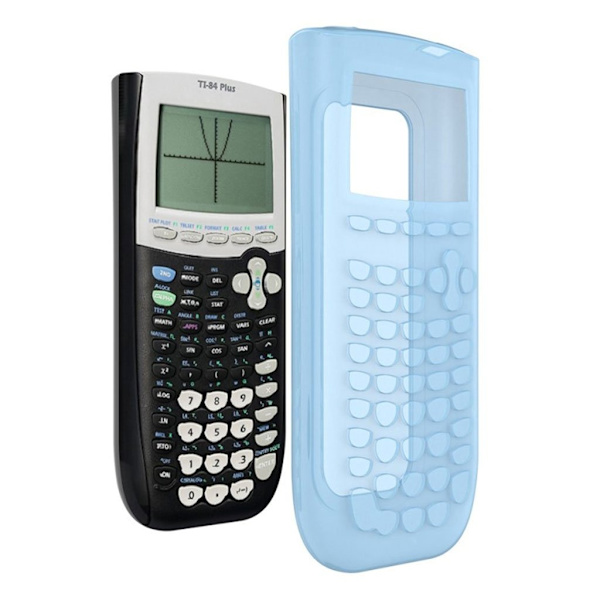 Texas Instruments TI-84 Plus silikonfodral - Blå Blå
