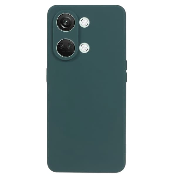 Avfasat gummerat skydd mot dropp för OnePlus Ace 2V / Nord 3 - Militärgrön Grön