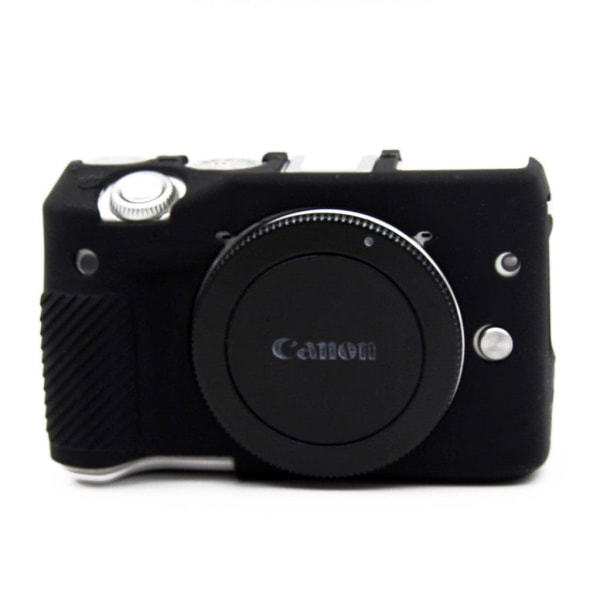Canon EOS M3 fleksibel blød silikone etui - Sort Black