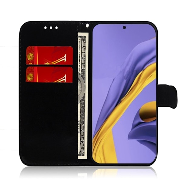 Mirror Samsung Galaxy A51 flip etui - Sort Black