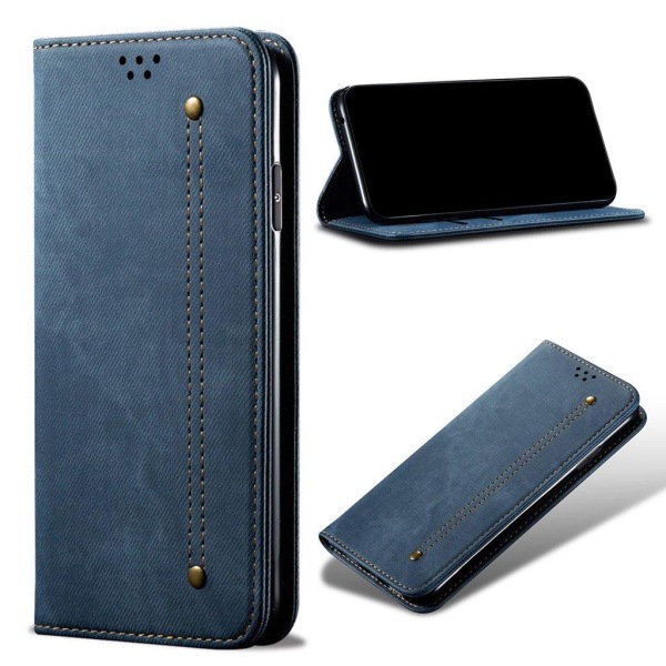 Jeans Xiaomi Mi 11 Ultra flip case - Sininen Blue