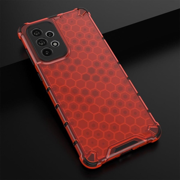 Bofink Honeycomb Samsung Galaxy A73 Etui - Rød Red