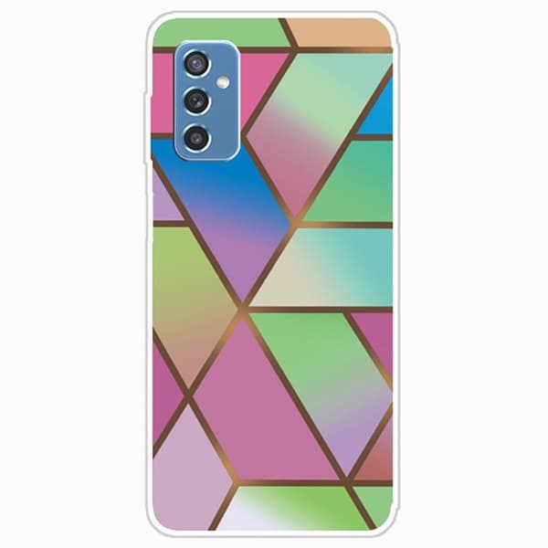 Marble Samsung Galaxy M52 5G Suojakotelo - Rose / Green And Blue Gradients Multicolor