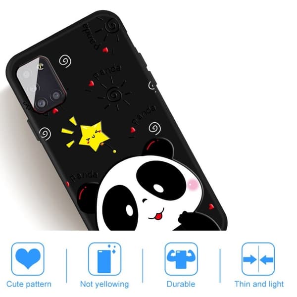 Imagine Samsung Galaxy A31 kotelot - Panda Black