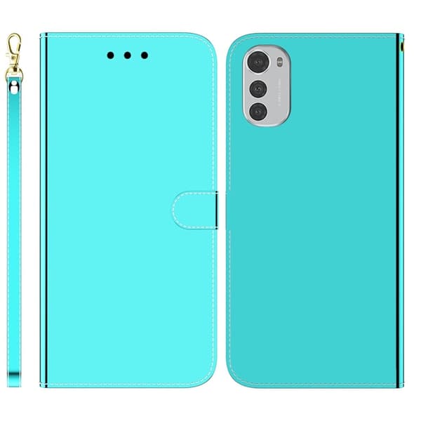 Mirror Motorola Moto E32 flip case - Syaani Green