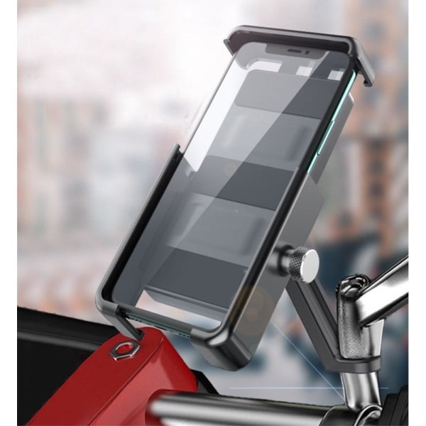 Universal QX-21 bicycle handlebar phone mount bracket Black
