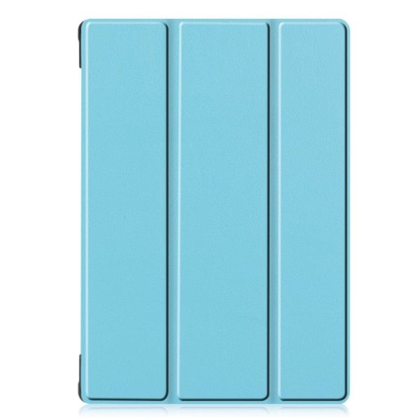 Lenovo Tab M10 FHD REL tri-fold leather flip case - Baby Blue Blå