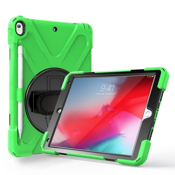 iPad Air (2019) X-formet dreje etui - Grøn Green