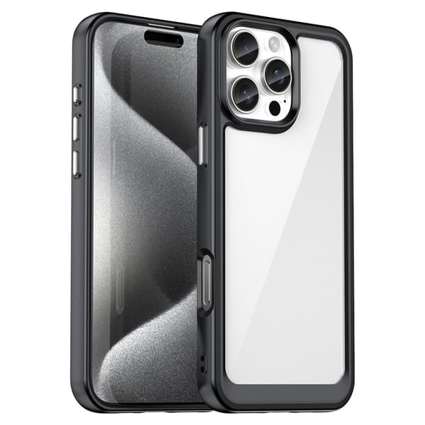 iPhone 16 Pro Max smart telefonskal i akryl - Svart Svart