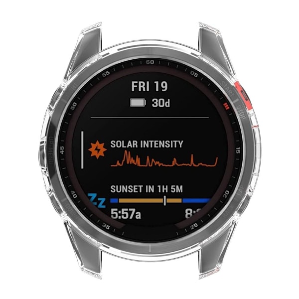 Garmin Fenix 7S läpinäkyvä suojus - Läpinäkyvä Transparent