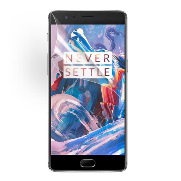 5-pk klar LCD skjermbeskyttende film for OnePlus 3 Transparent