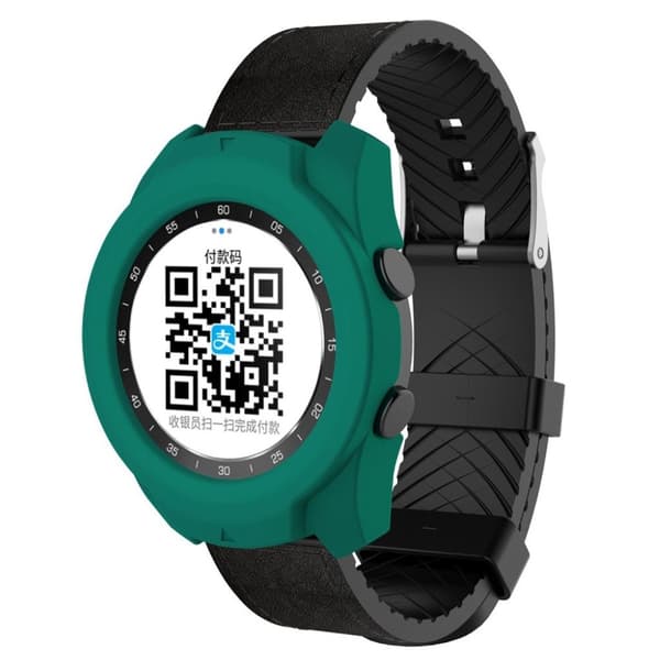 Ticwatch Pro blødt silikone ramme etui - Grøn Green