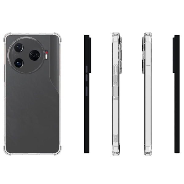 Lux-Case Airbag-deksel for Tecno Camon 30 Pro Transparent