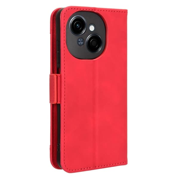 Modernt Tecno Spark Go 2025 / Tecno Pop 9 fodral med plånbok - Röd Röd