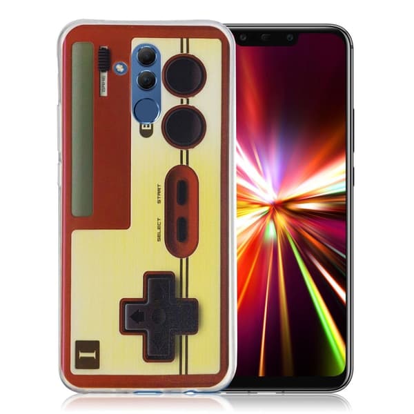 Huawei Mate 20 Lite mobilskal av silikon med unikt tryckmotiv – Spelkontroll multifärg