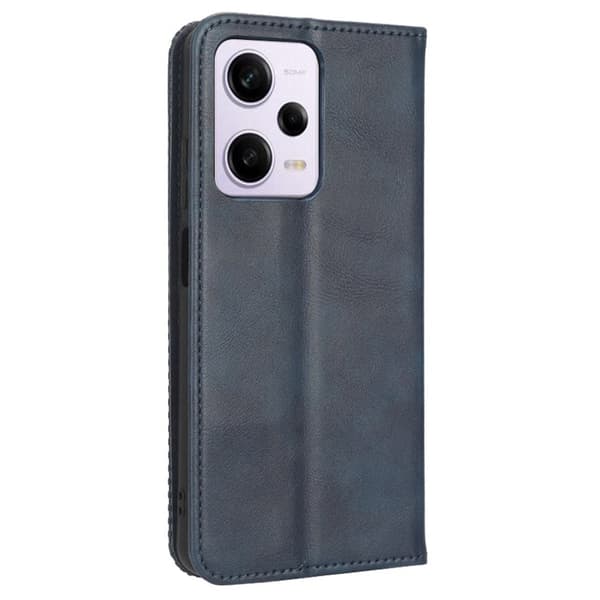 Bofink Vintage Xiaomi Redmi Note 12 Pro Læder Etui - Blå Blue