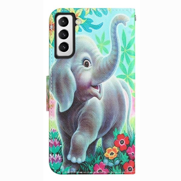 Wonderland Samsung Galaxy S23 Plus Flippetui - Elefant Green