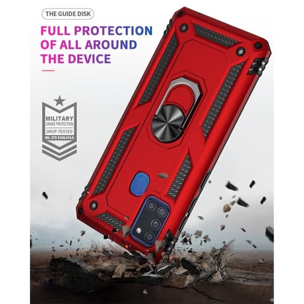 Bofink Combat Samsung Galaxy A21s skal - Röd Röd