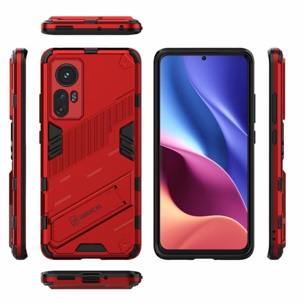 Stöttåligt Xiaomi 12 / Xiaomi 12X hybridskal - Röd Röd
