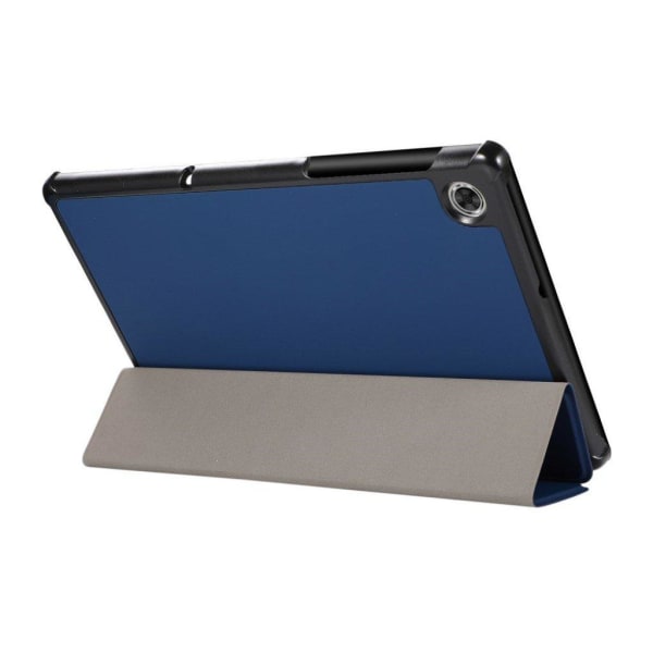 Lenovo Tab M10 FHD Plus tri-fold leather flip case - Blue Blue