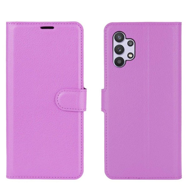 Classic Samsung Galaxy A32 5G flip kuoret - Violetti Purple