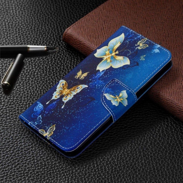 Wonderland Huawei P40 Lite / Nova 6 SE Etui - Krystal Sommerfugl Multicolor