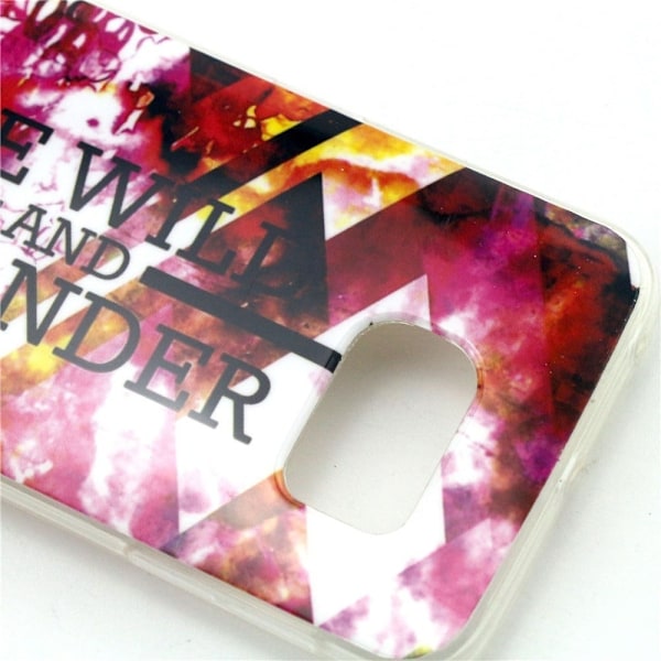 Westergaard Samsung Galaxy S6 Edge Deksel - Be Wild Og Wander Multicolor