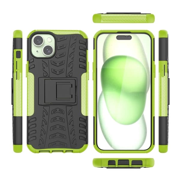 Offroad iPhone 15 Plus skal - Grön Grön