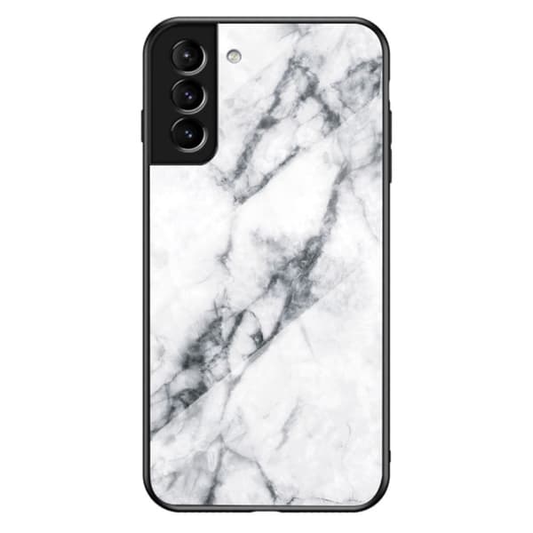 Fantasy Marmor Samsung Galaxy S22 skal - Vit Marmor Vit
