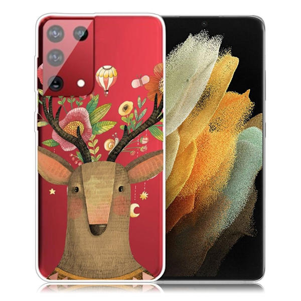 Deco Samsung Galaxy S21 Ultra Etui - Elg Brown