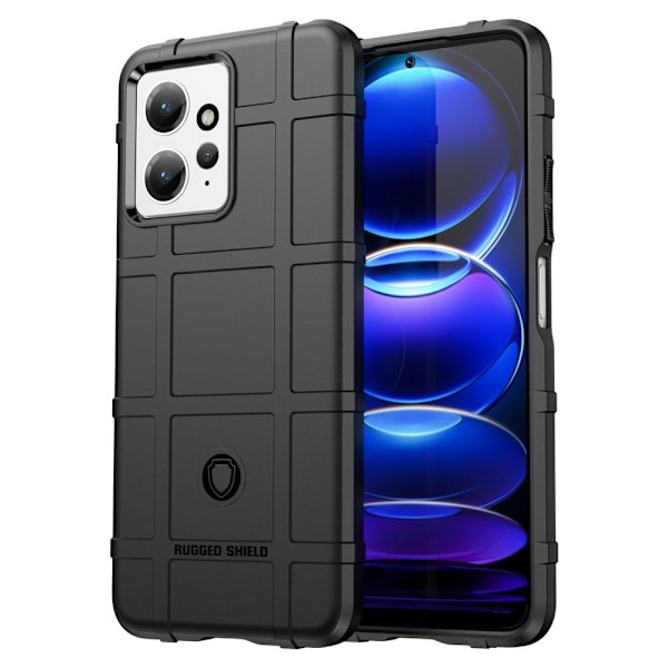 Rugged Shield Etui Xiaomi Redmi Note 12 - Svart Black