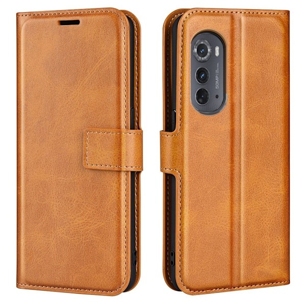 Lompakko Nahkakotelo For Motorola Moto Edge 2022 - Keltainen Yellow
