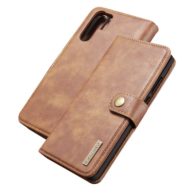DG.MING Huawei P30 Pro 2-in-1 split læderetui - Brun Brown