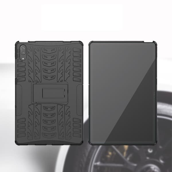 Lenovo Tab P11 Pro hybrid-etui i dækdesign - Sort Black