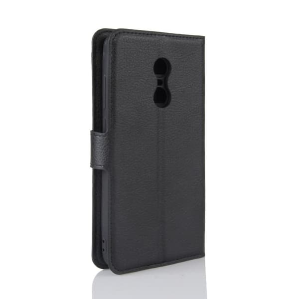 Xiaomi Redmi Note 4 etui laget av kunstlær og silikon - Svart Black