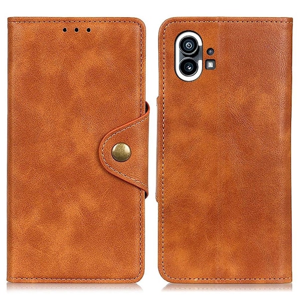 Alpha Nothing Phone (1) Flip Etui - Brun Brown
