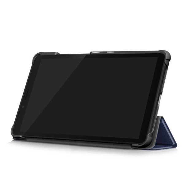 Lenovo Tab M7 tri-fold durable leather flip case - Blue Blue
