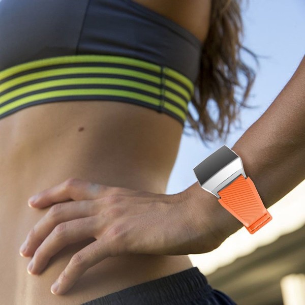 Fitbit Ionic rem med Twill tekstur - Orange Orange