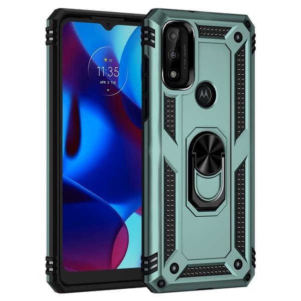 Bofink Combat Motorola G Pure Etui - Sortliggrøn Green