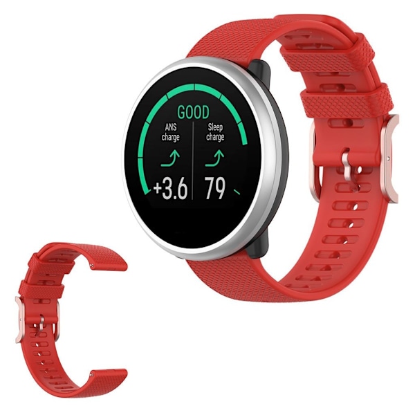 Polar Ignite silikoninen kellonauha - Punainen Red