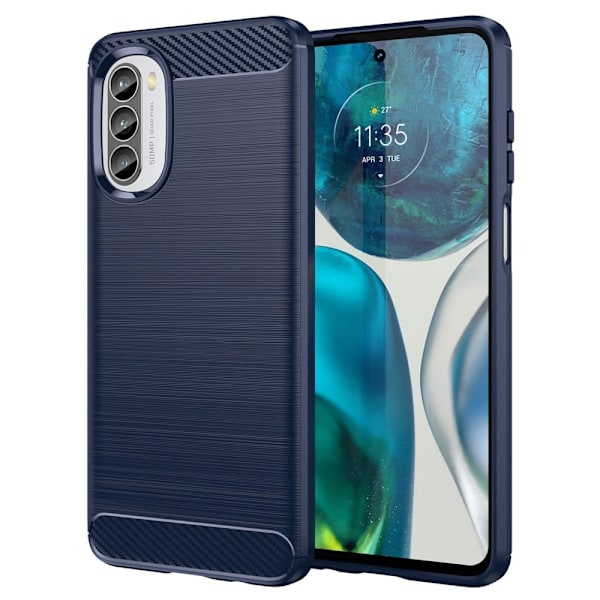 Carbon Flex Motorola Moto G52 kotelot - Sininen Blue